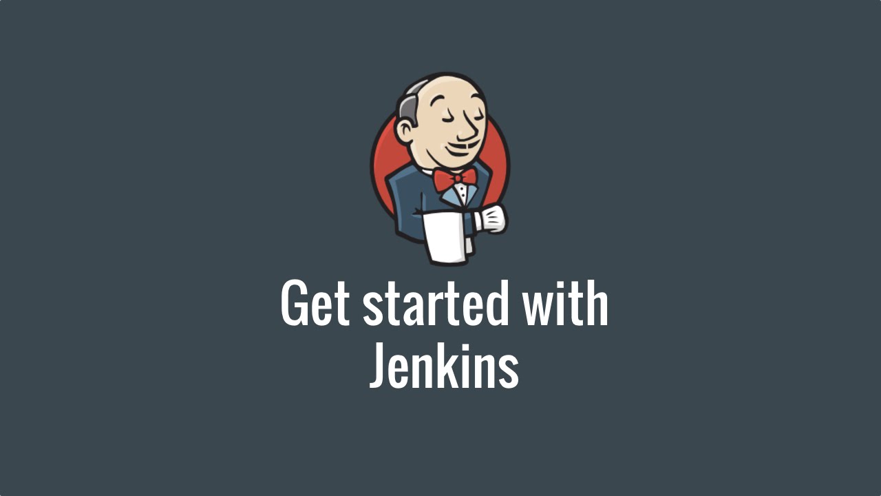 We well get started. Jenkins. Логотипы Mr Jenkins. Get git персонаж.