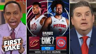 FIRST TAKE | Cade will send Donovan/Harden to CANCUN!' - Stephen A.: Pistons KNOCKOUT Cavs in Gm 7