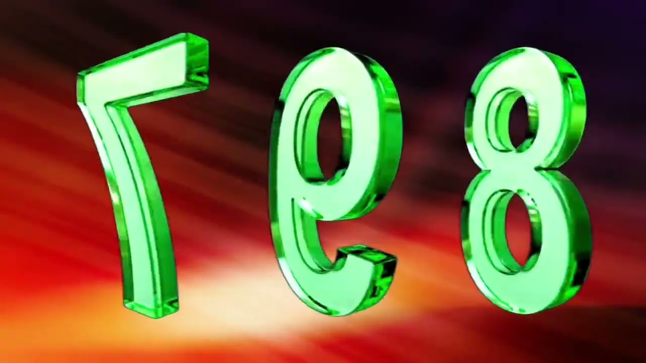 Numbers 1000-1 (Colorful 3D) - YouTube