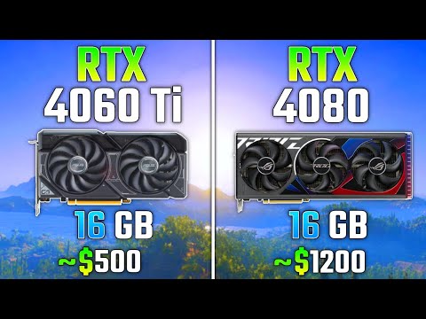 RTX 4060 Ti 16GB vs RTX 4080 | Test in 7 Games