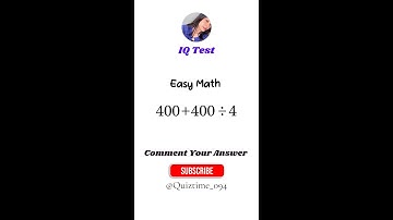 🧠 Live Math IQ Test — Can You Pass It?