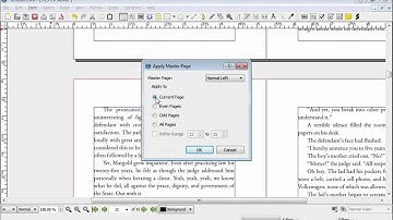 How to Typeset a Novel in Scribus Part 11: Master Pages