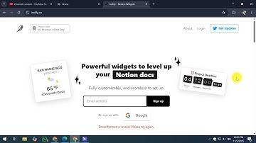 How To Create A Notion Widget