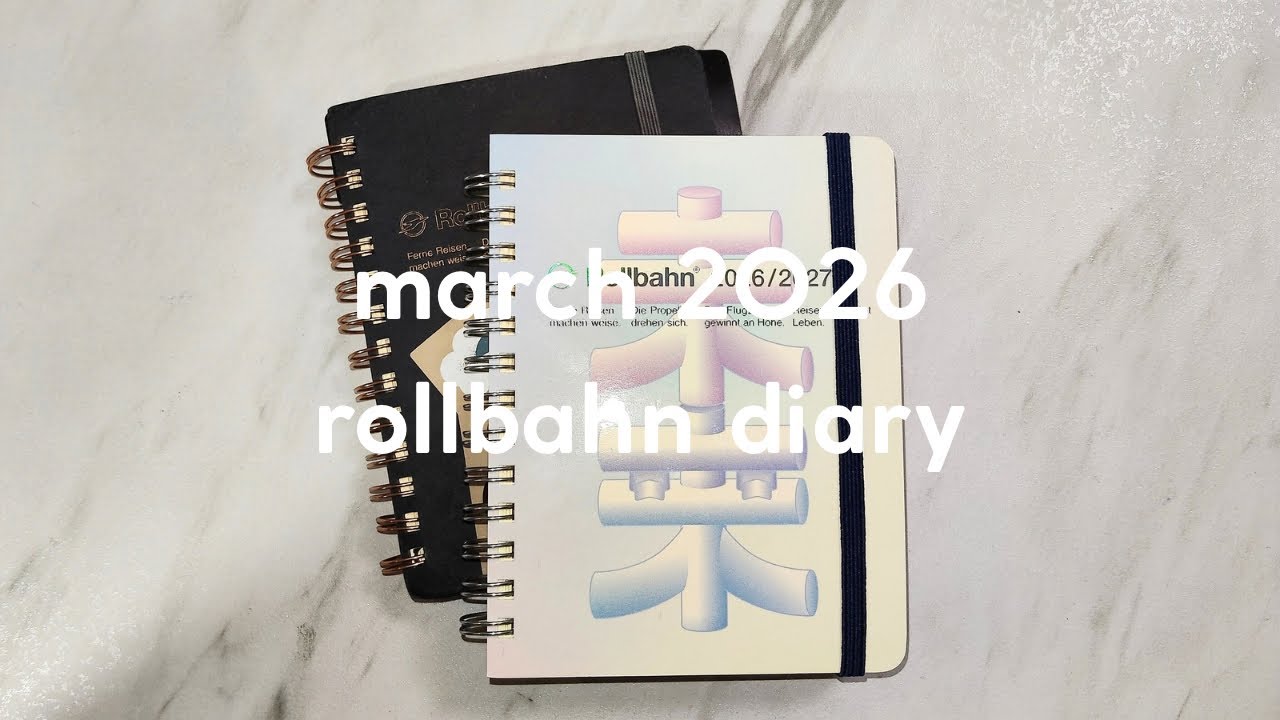 【Rollbahn】2026年3月始まりロルバーンダイアリーをやっと買いました