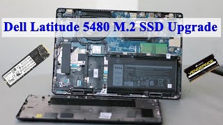 Dell Laude 5480 M.2 Ssd Upgrade Disembly