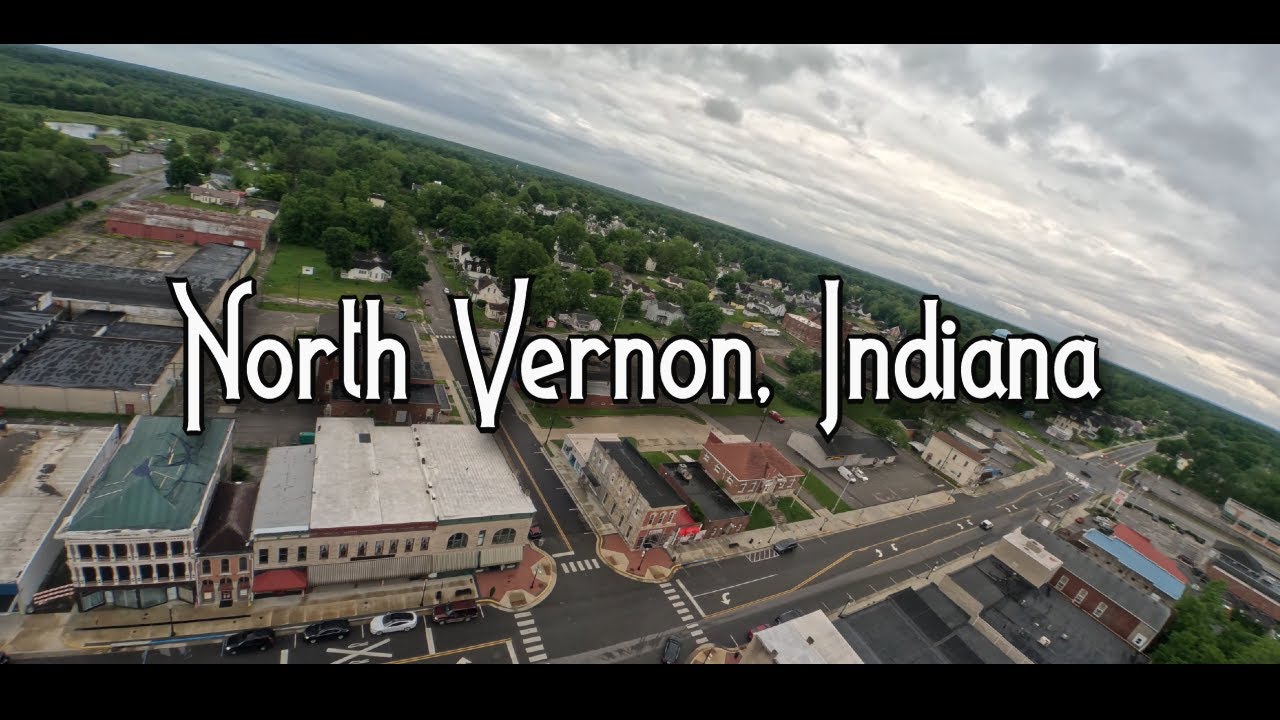 North Vernon, Indiana - Aerial Video