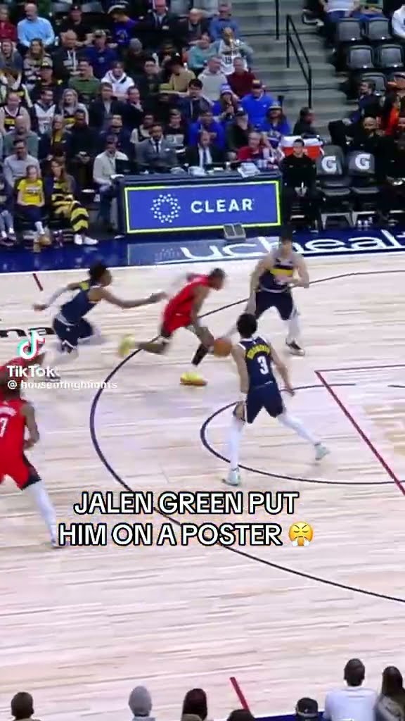 PUT HIM ON A POSTER #hoodnews #jalengreen #NBA #basketball #sports #viralvideo #omg #how #wow #dunk