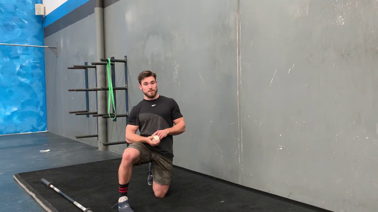 Pec smash with Lacrosse ball (Good for tight shoulders) YouTube