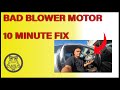 How to replace a BLOWER MOTOR on a TOYOTA RAV4