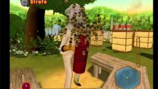 Bee Movie Game walkthrough part 15: Boss 2: Freddie screenshot 1