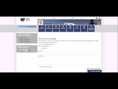 Video: Wie sende ich allen Mitgliedern einer Gruppe eine Nachricht?