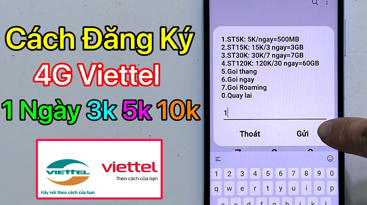 Hướng dẫn cài đặt 3g viettel năm 2024