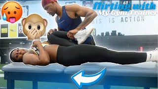 Throwing Myself At My New Trainer To Get His Reaction!