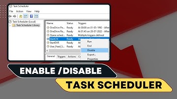 How To Enable/Disable Task Scheduler on Windows 10 & 11