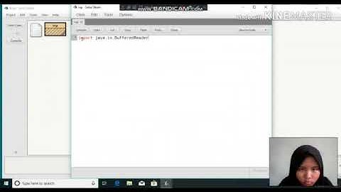 Membuat biodata menggunakan BufferedReader