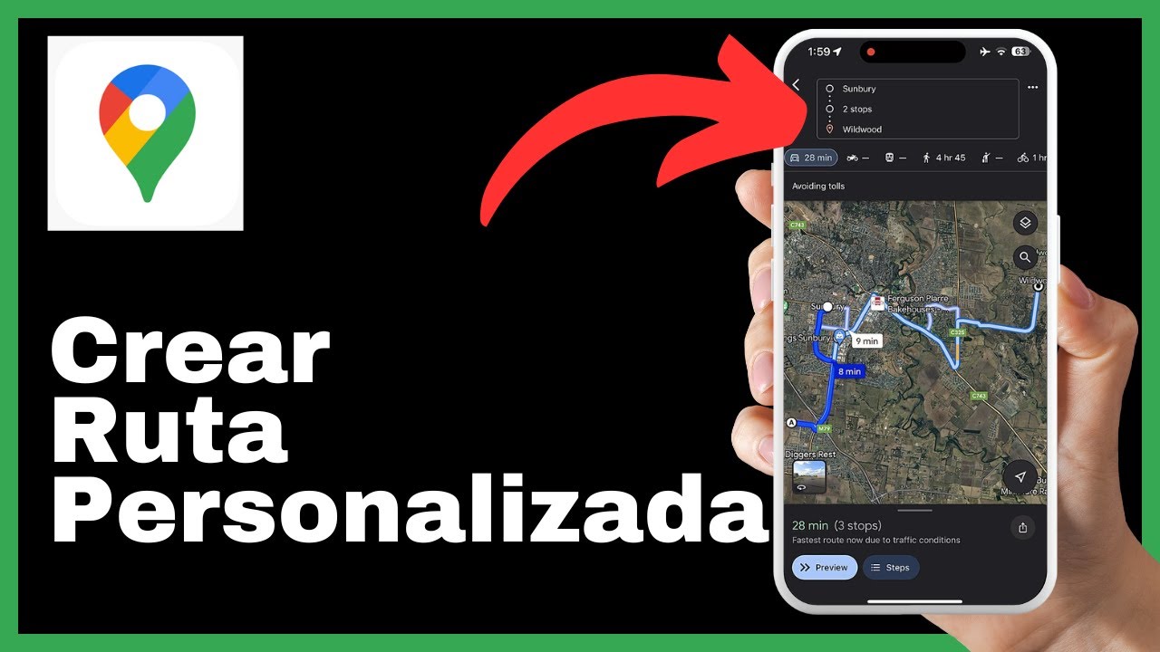 Cómo Crear Una Ruta Personalizada en Google Maps