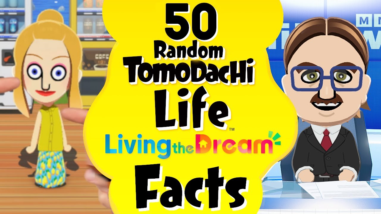 50 RANDOM Facts in Tomodachi Life Living the Dream Trailer 2