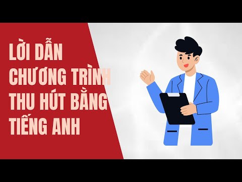 Video Học viên MC Việt Anh dẫn chương trình bằng tiếng Anh - YouTube