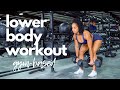 lower body workout | gym-based