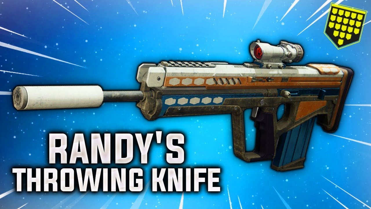 Randy's Throwing Knife Not a Normal Scout Rifle (Destiny 2