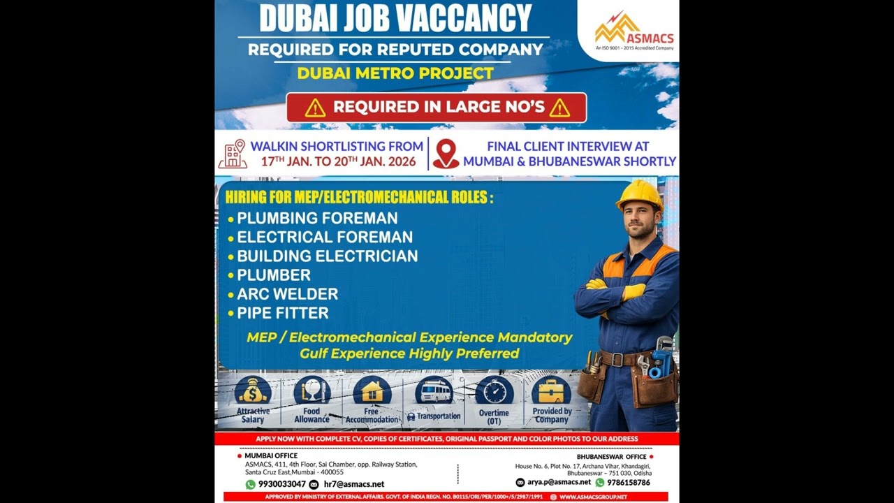 Gulf Jobs Update 2026-01-16 | Worklobby Online Hiring