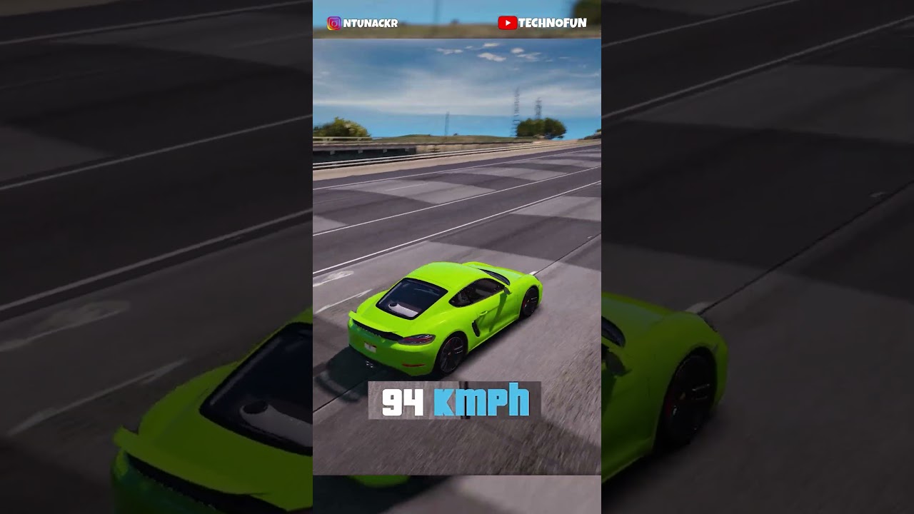 GARİP TEST ! YAGMURDA FREN MESAFESI UZAR MI GTA 5 🚗🌧️ #SHORTS #gtavshorts #gta5shorts