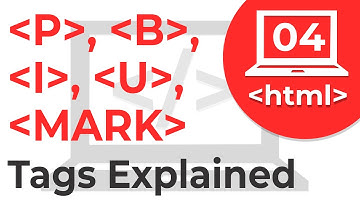 #4 Paragraph, Bold, mark Tag in HTML Explained |  | Web Development Tutorials