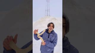 Boomerangs in Antarctica? ❄️🐻‍❄️#boomerang