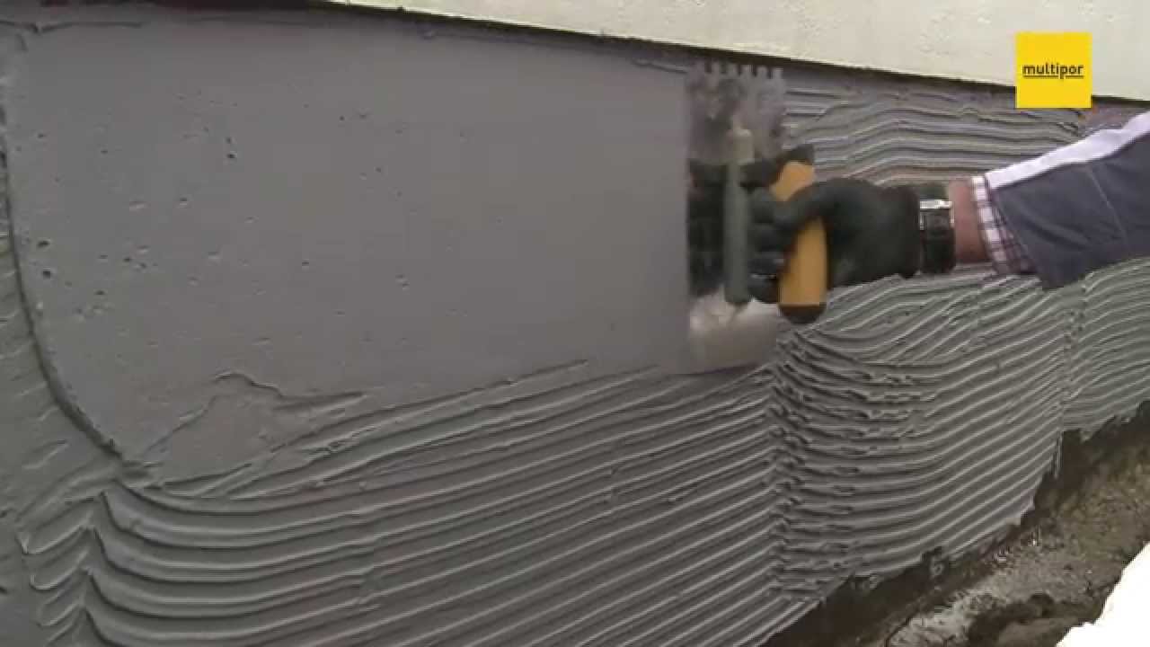 Multipor Wärmedämmverbundsystem (WDVS) Verarbeitung