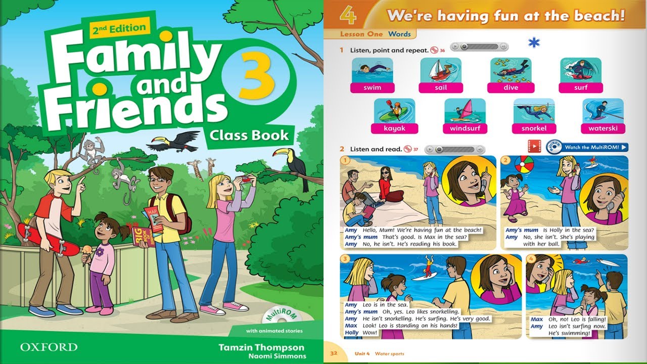 Unit 4 We're having fun at the beach