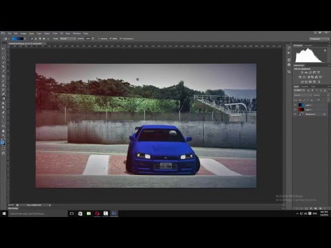 როგორ დავადოთ ფოტოს სასურველი effect Photoshop CS6 ის დახმარებით
