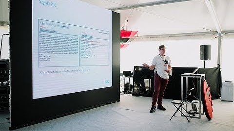 CONFidence 2019: "Gdy umiera framework… Studium przypadku CVE-2018-12533" - Daniel Kalinowski