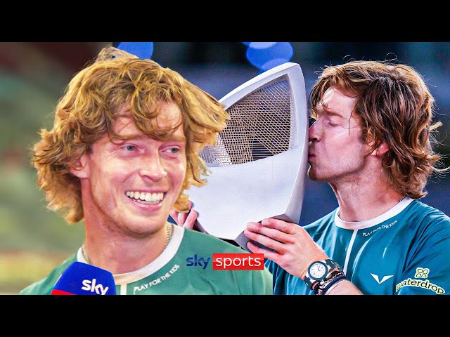 "I had to eat baby food!" 🤒 | Andrey Rublev reveals illness and injury before Madrid Open title win