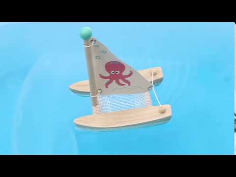 NG23449 CALM & BREEZY WOODEN RAFT