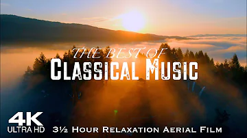 [4K] 30 Best of Classical Music 2024 🎻 DOLOMITES Drone Mozart Beethoven Grieg Chopin Tchaikovsky