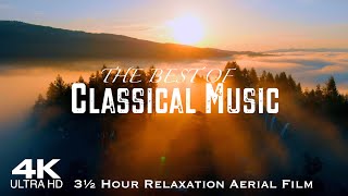 [4K] 30 Best of Classical Music 2024 🎻 DOLOMITES Drone Mozart Beethoven Grieg Chopin Tchaikovsky