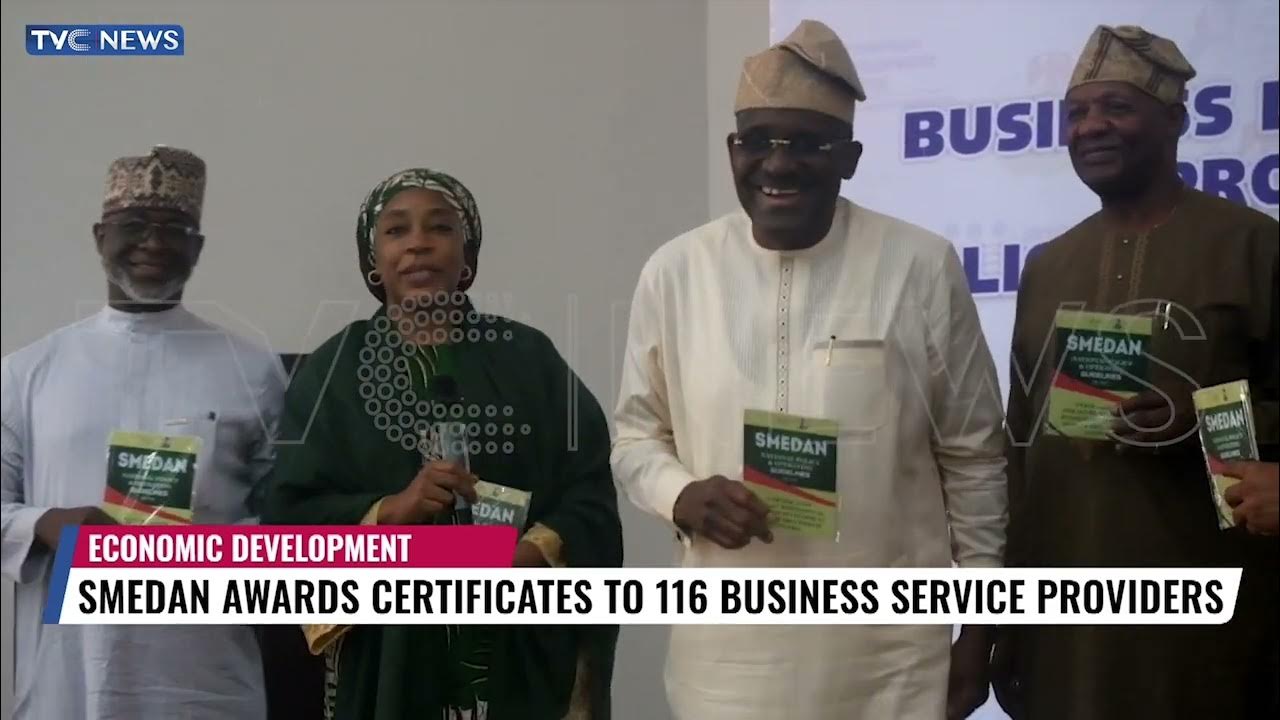 SMEDAN Awards Certificates To 116 Business Service Providers