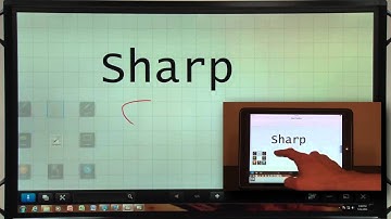 Touch Display Link 2 0 on the new Sharp AQUOS BOARD Interactive Display Systems   YouTube 720p