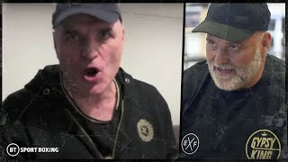 Six glorious minutes of John Fury ranting about how good Tyson Fury is at boxing