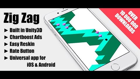 ZigZag Unity Game source code - sellmyapp.com