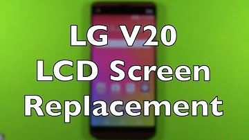LG V20 LCD Screen Replacement Repair How To Change