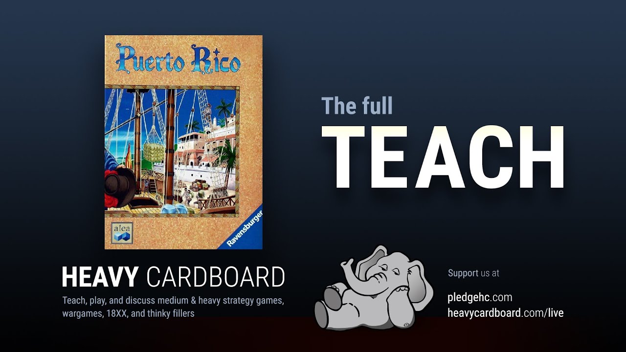 How to Play only - Puerto Rico How to Play by Heavy Cardboard