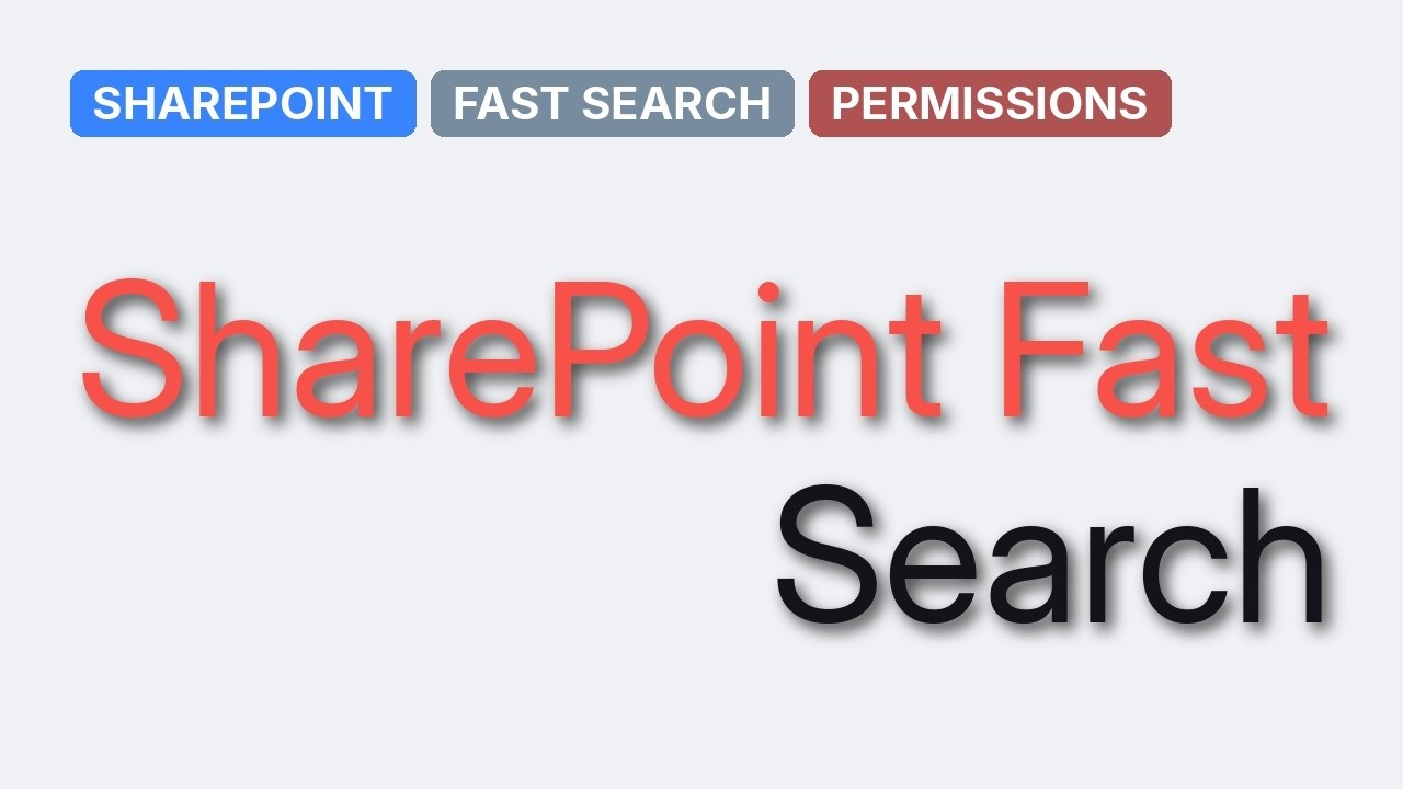 Sharepoint: Search security trimming for tasks (2 Solutions!!) - YouTube