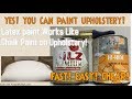 Latex Paint Upholstery Painting Tips YES you Can Paint Fabric W/O Chalk Paint Latex Paint Hack