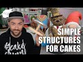 Getting to Grips with Simple Cake Structures | Structuring a Gravity-Defying Character Cake | Minion