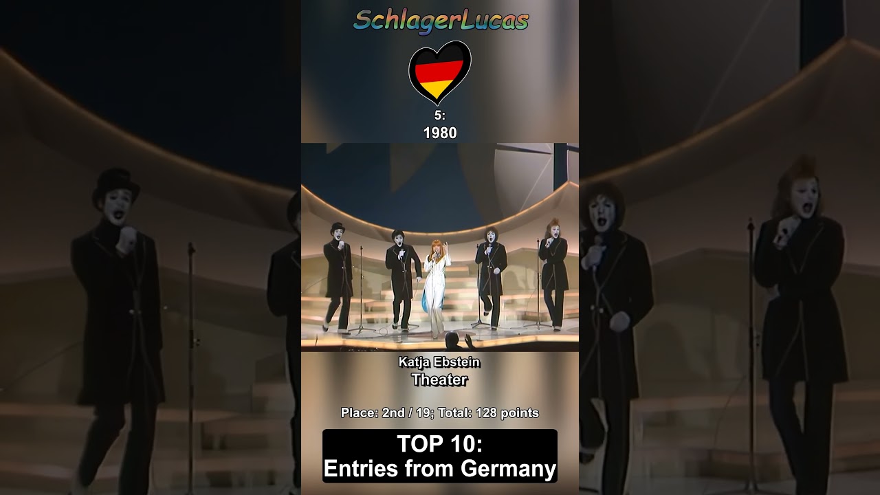 Top 10 Entries from Germany 🇩🇪 in Eurovision