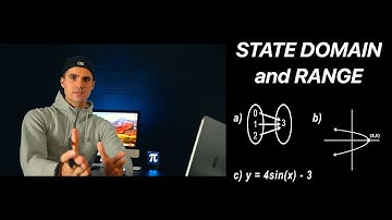 MHF4U Grade 12 Advanced Functions - Find Domain and Range of Relations