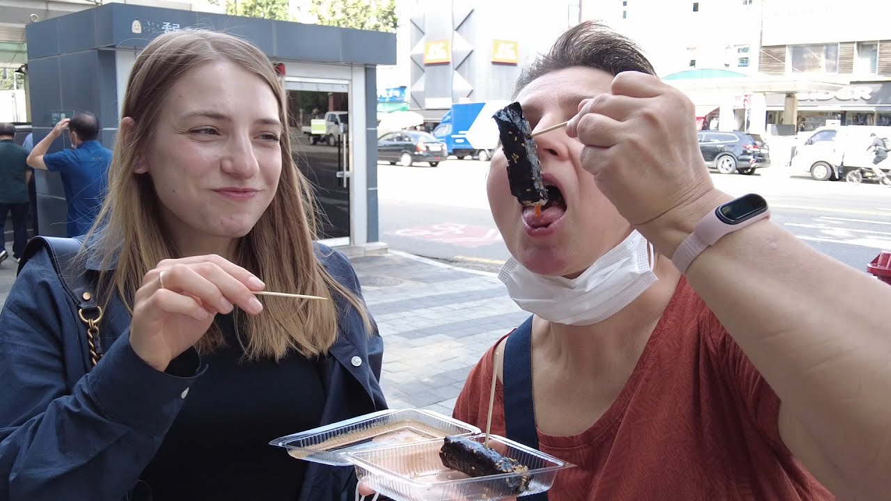 광장시장 마약김밥에 중독된 우크라이나 쌍둥이 언니와 엄마