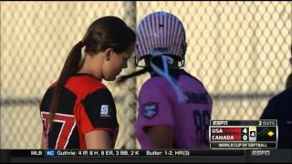 USA 5, Canada 3 - Raven Chavanne 2 hits (7/10/14)