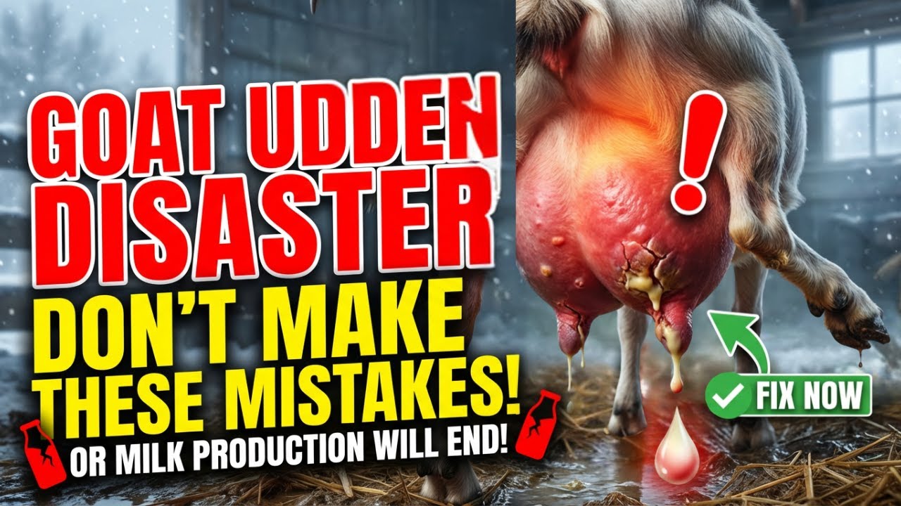 Goat Udder Swollen & Painful? Don’t Make These Mistakes Or Milk Production Will End!